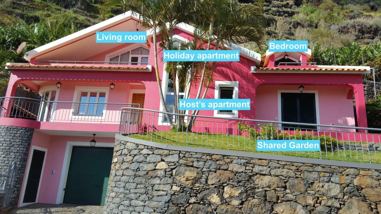 Pink House Lägenhet Ponta do Sol  Exteriör bild